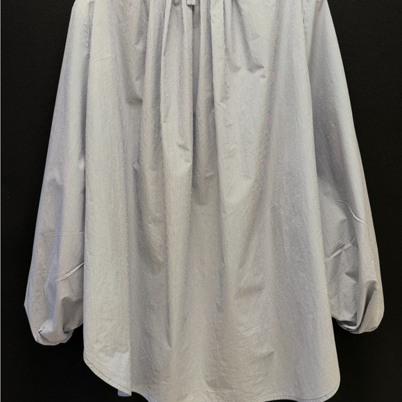 COS Blue/white Stripe Shirt - Picture 9 of 11